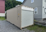 新古20FTコンテナシャッター付き